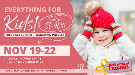Kids' Huge Pop-Up Sale in Maple Grove - Winter Tickets