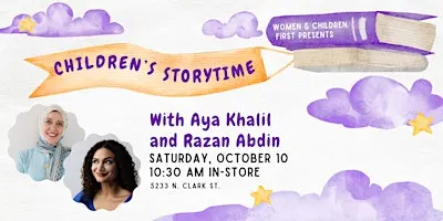 Children's Storytime with Razan Abdin & Aya Khalil