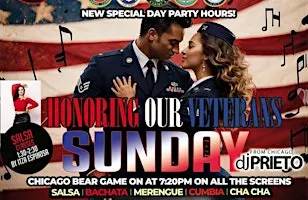 HONORING OUR VETERANS — SALSA SUNDAY @ Stadium Club