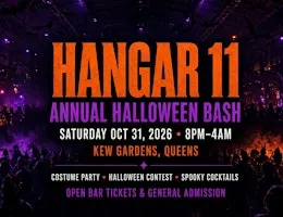 Halloween Night @ Hangar 11’s Annual Halloween Bash! Open Bar Costume Party