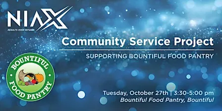 NIAX Community Service Project - Bountiful Food Pantry, Bountiful