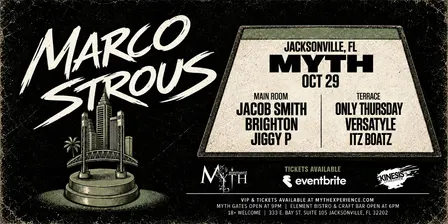 Electronic Thursdays: Marco Strous at Myth Nightclub | 10.29.26