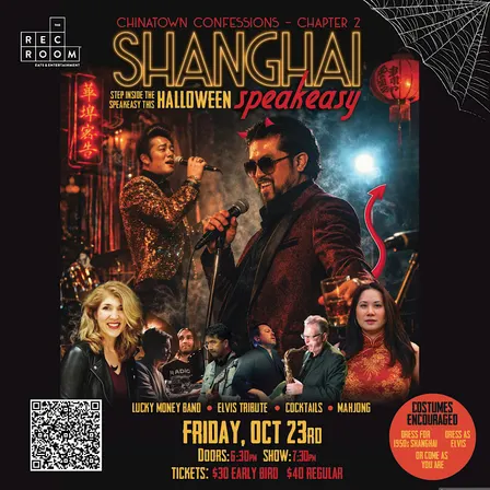 Chinatown Confessions: Shanghai Speakeasy Halloween Party