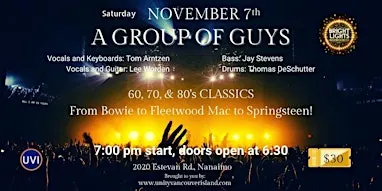 A Group of Guys in Concert!