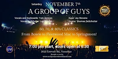 A Group of Guys in Concert!