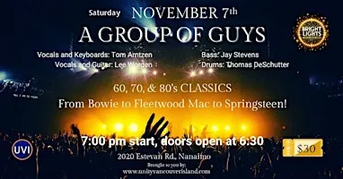 A Group of Guys in Concert!