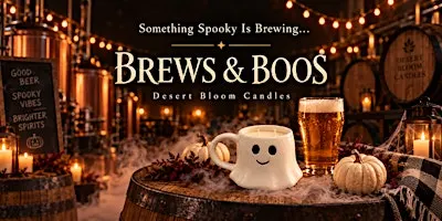 Brews & Boos Candle Pouring Workshop