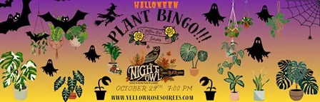 Halloween Plant Bingo at Night Owl-Leander!