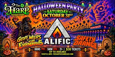 Halloween Party with Alific, Geoff Weers & Safety Orange