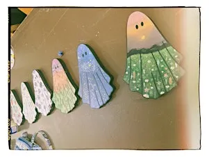 Wooden Ghost Art  Wall Hanging Workshop