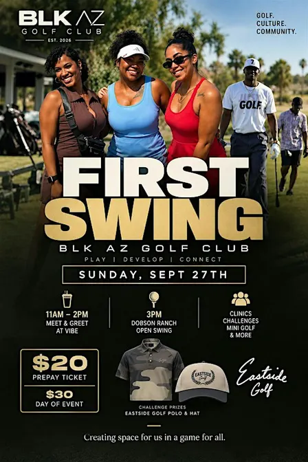 First Swing w/ Blk Az Golf Club