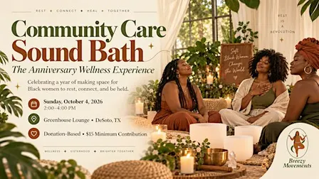 Community Care Sound Bath: The Anniversary Wellness Experience