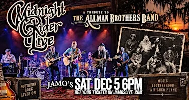 Saturday Early Show Midnight Rider Live Allman Bros Trib at Jamo's Live