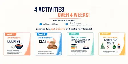 4 Activities over 4 Weeks!