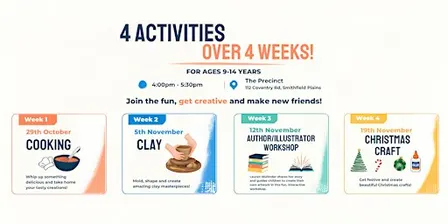 4 Activities over 4 Weeks!
