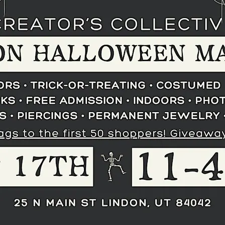 Creator's Collective Lindon Halloween Market