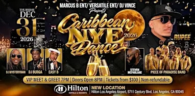 Caribbean NYE Dance 2026 ft. Soca Superstar RUPEE Live