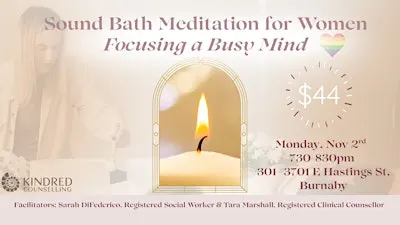 Sound Bath Meditation for Women: Focusing  a Busy Mind