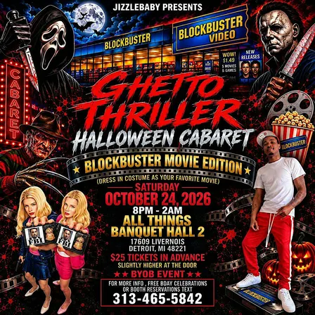 “GHETTO THRILLER” HALLOWEEN CABARET