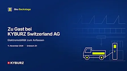 öbu Backstage bei KYBURZ Switzerland AG