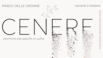 CENERE_cammino site-specific in cuffia