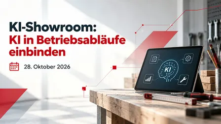 KI-Showroom: KI  in Betriebsabläufe einbinden