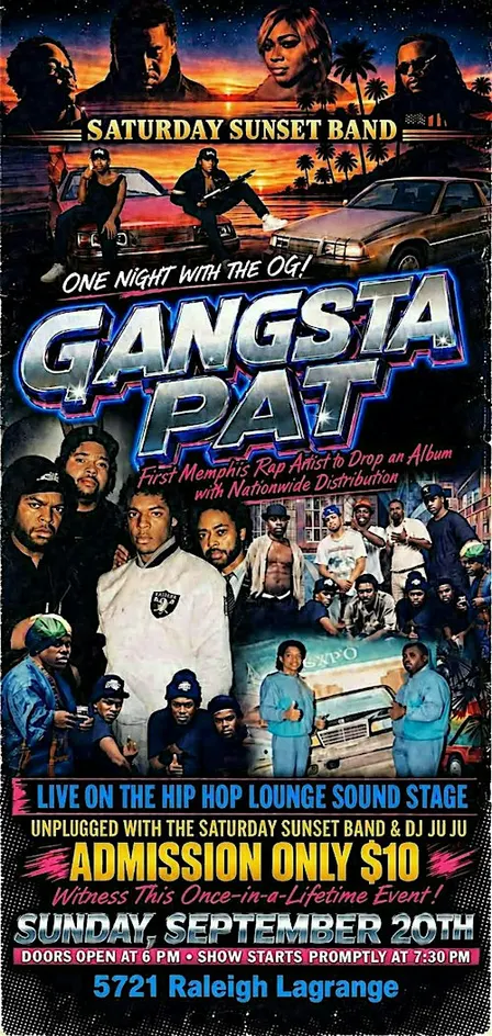 Gangsta Pat Unplugged with Saturday Sunset Band