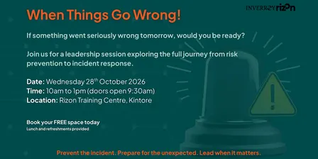 When things go wrong!