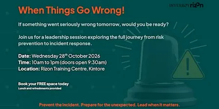 When things go wrong!