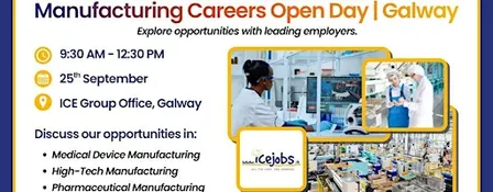 Manufacturing Careers Open Day | Galway