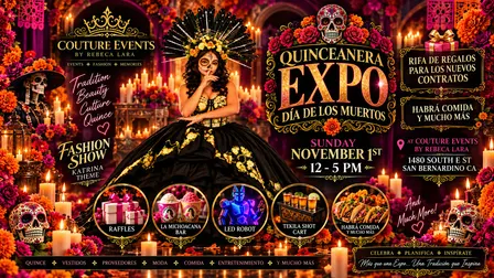 QUINCE EXPO & FASHION SHOW SAN BERNARDINO CA