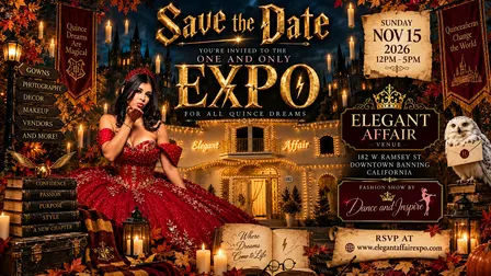A HOGWARTS  QUINCE EXPO & FASHION SHOW  PLUS EXPERIENCE