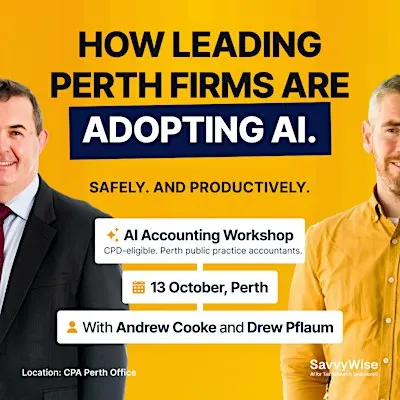 How Leading Perth Accounting Firms Are Adopting AI - Workshop at CPA
