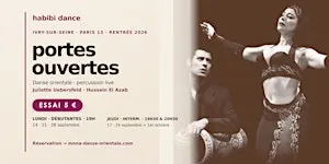 Cours d'essai 5 euros — Danse orientale débutantes à Ivry (lundi 21)
