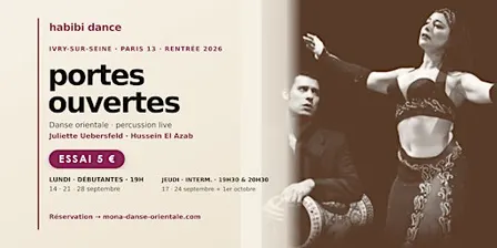 Cours d'essai 5 euros— Danse orientale intermédiaires à Ivry (jeudi 17)