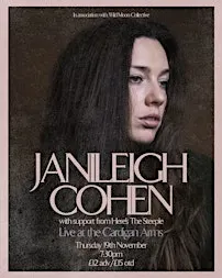 Janileigh Cohen at the Cardigan Arms - support from Here's the Steeple