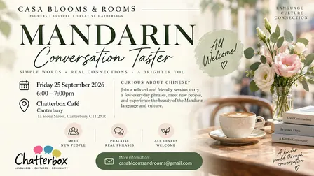 Mandarin Conversation Taster – Canterbury