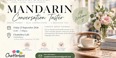 Mandarin Conversation Taster – Canterbury