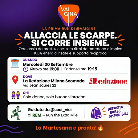 La prima run delle VAIGINE!