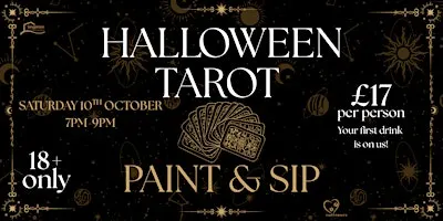 Halloween Tarot Paint & Sip