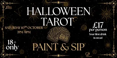 Halloween Tarot Paint & Sip