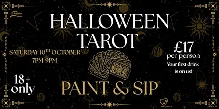 Halloween Tarot Paint & Sip