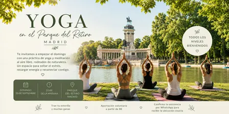 Clase de Yoga en El Retiro