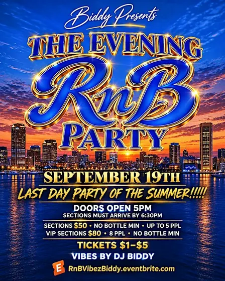 Biddy Presents : The RnB Evening Party at Belize Rooftop