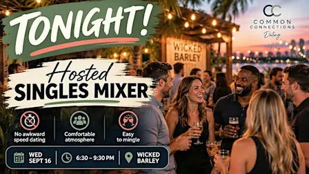 Common Connections Dating presents SINGLES MIXER JAX - Wicked Barley