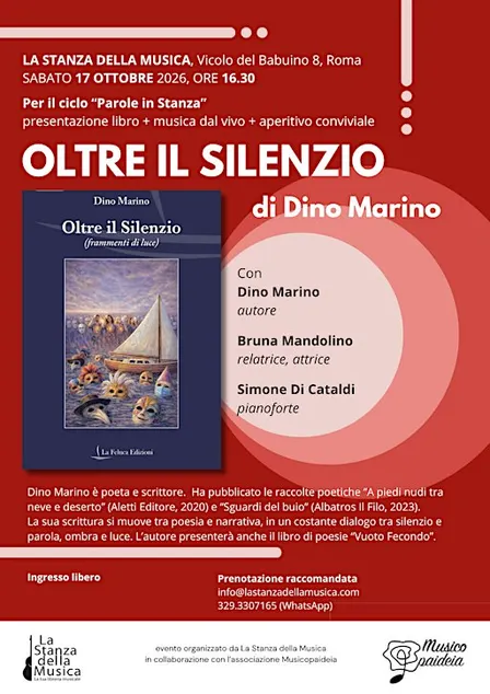 Presentazione libri di poesie "Oltre il silenzio" di Dino Marino