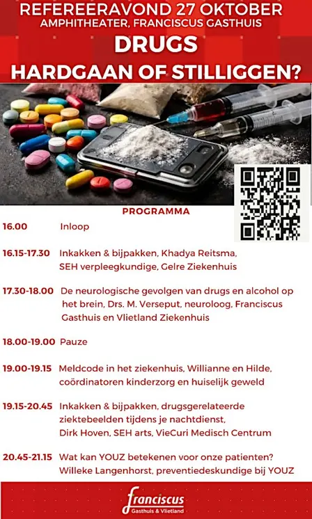 Refereeravond : Drugs, hardgaan of stilliggen?