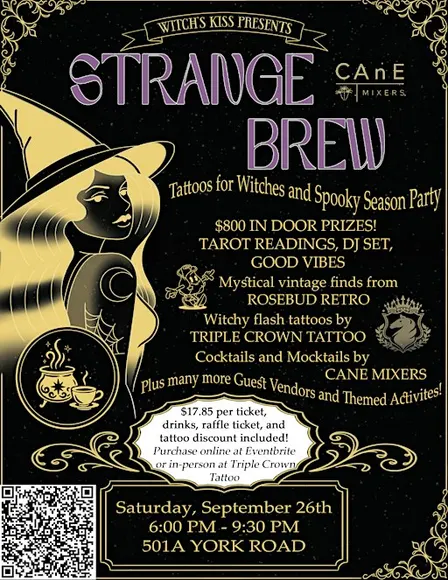 Tattoos for Witches: A Witch's Kiss Experience