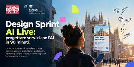 Design Sprint AI Live: progettare servizi con l'AI in 90 minuti
