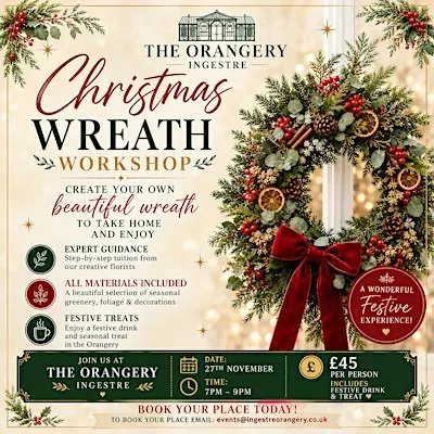 Wreath Making at The Orangery